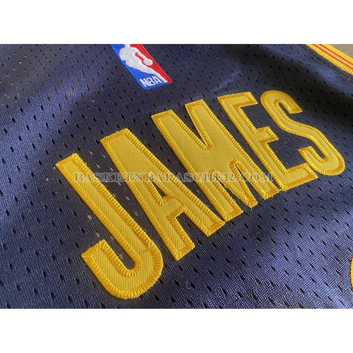 Maillot Cleveland Cavaliers LeBron James NO 23 Mitchell & Ness 2015-16 Bleu
